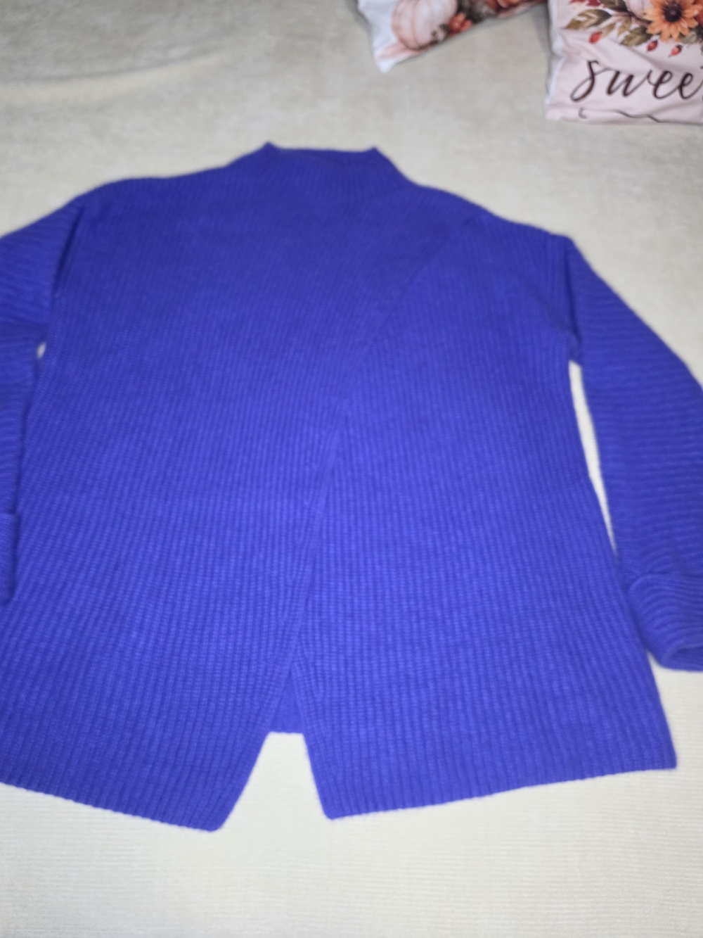 Athleta Purple Ribbed Open-Back Trench Coat